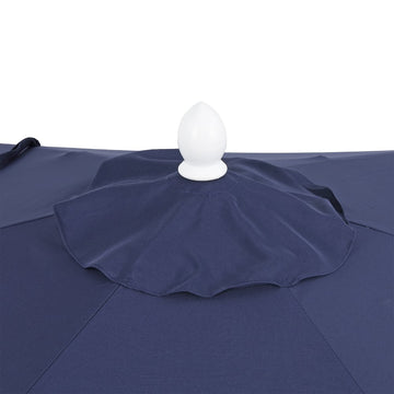 Collins 9 ft. Classic Cottage Tassel Market Patio Umbrella